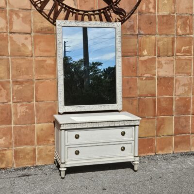 Chest of Drawers / Mirror Gustavian Style