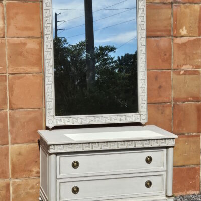 Chest of Drawers / Mirror Gustavian Style