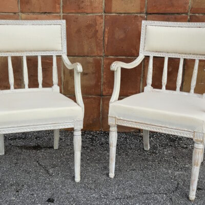 Arm Chairs Swedish Gustavian