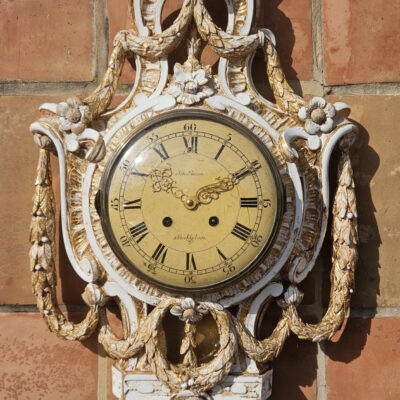 Wall Clock Gustavian Style 31