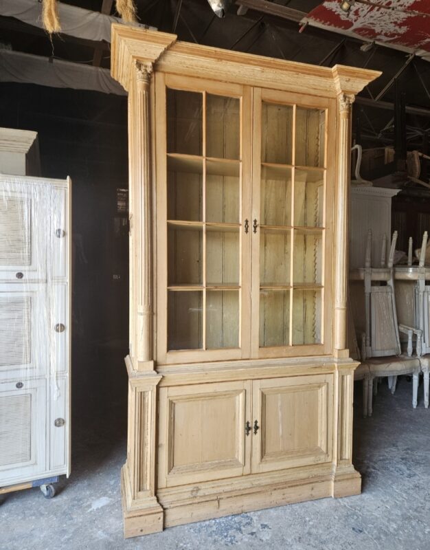 cabinet hutch glass top display 47